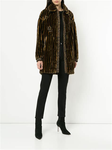 fendi faux fur|fendi fur trimmed coats.